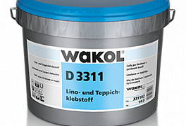 Клей для линолеума и текстильных покрытий WAKOL D 3111 14 кг