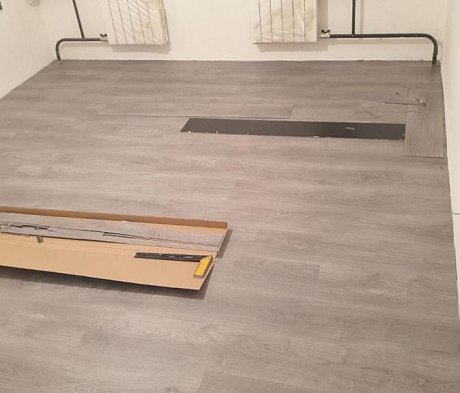 Монтаж виниловой плитки Alpin floor