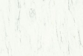 Виниловая плитка Quick Step Ambient Click AMCL 40136 Мрамор каррарский белый