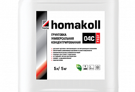 Универсальная концентрированная грунтовка Homakoll 04 с Prof;5 л;5 кг